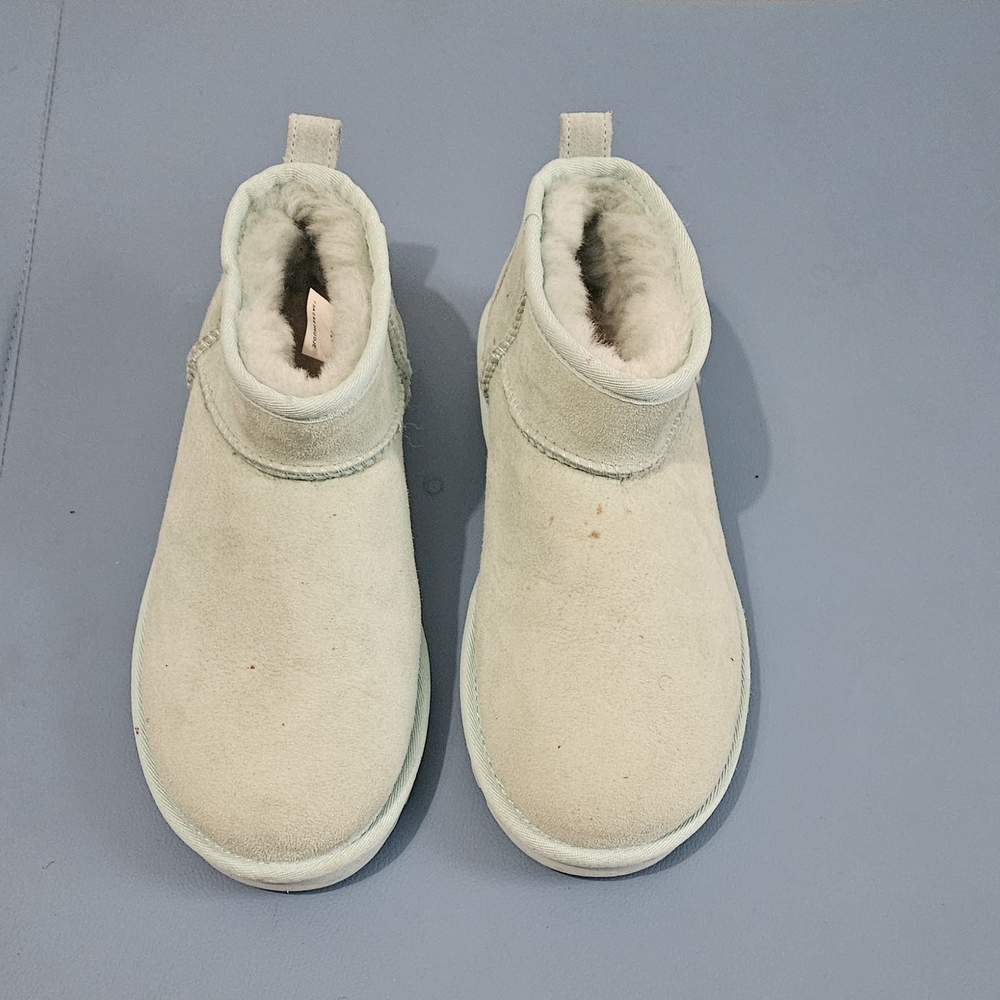 UGG Green and Cream Cozy Boots